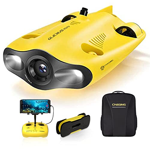 Unleash Your Underwater Adventure with Gladius MINI: 4K Camera, Remote Control, Dive to 330ft!