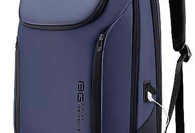 Blast-Proof Laptop Backpack: Waterproof & USB Charging, Ideal for Business Travel!