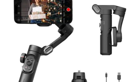 Capture Smooth and Stunning iPhone Videos: Foldable 3-Axis Gimbal