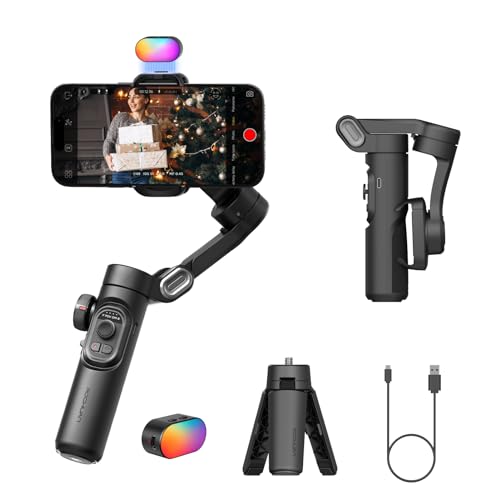 Capture Smooth and Stunning iPhone Videos: Foldable 3-Axis Gimbal