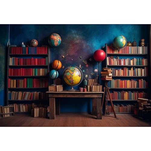 Vintage Bookshelf Backdrop – Inspiring Classroom Interior