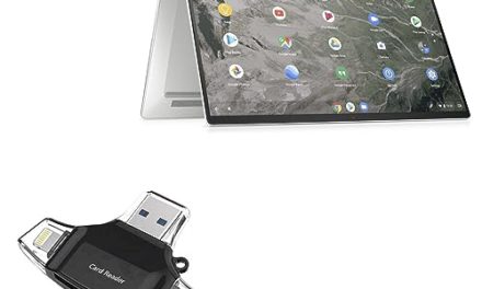 Enhance Your HP Elite c1030 Chromebook with BoxWave AllReader+ – Ultimate USB Card Reader