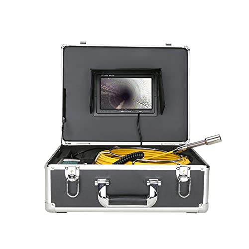 High-Resolution Pipe Inspection Camera: Record, Monitor, and Illuminate