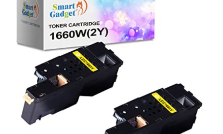 Yellow 2-Pack Dell 1660W Toner: Boost Print Quality