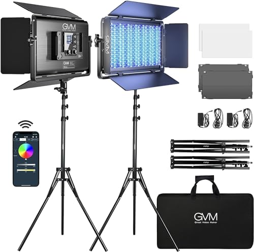 Enhance Your Visuals: Powerful GVM RGB LED Kit