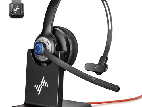 Ultimate Wireless Headset: Noise Cancelling, Crystal Clear Mic, V5.2