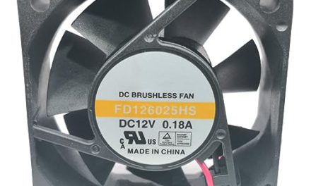 Powerful 6cm Inverter Fan: DC12V, 0.18A