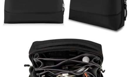 Compact Tech Travel Organizer: Essential Cord Bag for Men & Women