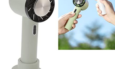 Portable Mini Fan: Rechargeable, Powerful, and Green