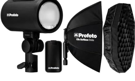 Capture with Profoto A2: Powerful Studio Lighting for Pro Photography – Wireless Connectivity, Softbox, Softgrid & More!