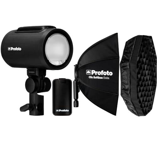 Capture with Profoto A2: Powerful Studio Lighting for Pro Photography – Wireless Connectivity, Softbox, Softgrid & More!