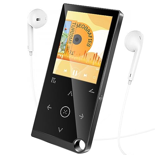 Powerful 80GB MP3 Player: Bluetooth, Long Battery Life, FM Radio, E-Book, HD Speaker, Alarm Clock, Sport Ready