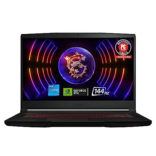 Powerful MSI Gaming Laptop: Intel Core i5, GeForce RTX 2050, 144Hz FHD, 8GB DDR4, 512GB SSD