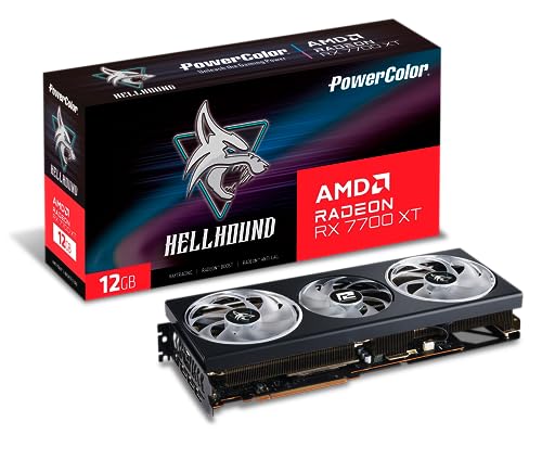 Unleash Hell with PowerColor Hellhound RX 7700 XT 12GB GDDR6 GPU