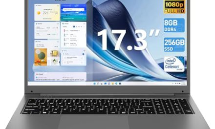 Powerful 17\” Laptop: Fast, HD Display, Huge Storage