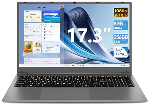 Powerful 17\” Laptop: Fast, HD Display, Huge Storage