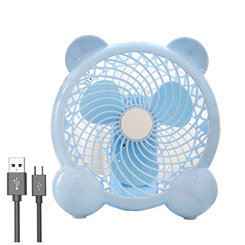 Portable Blue USB Fan