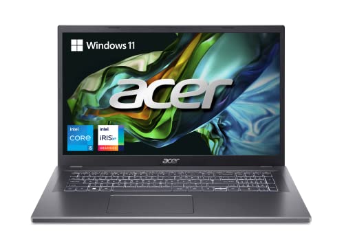 Powerful Acer Aspire 5 Laptop: Ultra Slim, FHD IPS Display, Octa-Core Intel i5, Stunning Graphics, 16GB RAM, Lightning-Fast SSD, Wi-Fi 6E