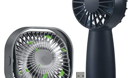 Compact USB Desk Fan for Instant Cooling and Portable Comfort