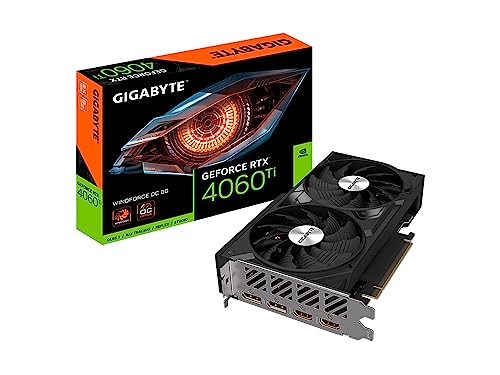 Powerful Gaming Graphics: GIGABYTE GeForce RTX 4060 Ti – Unleash Immersive Visuals!