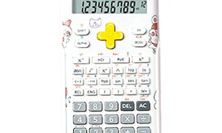 12-Digit Double-line Calculator: Boost Your Accounting Skills! (Pink/White)