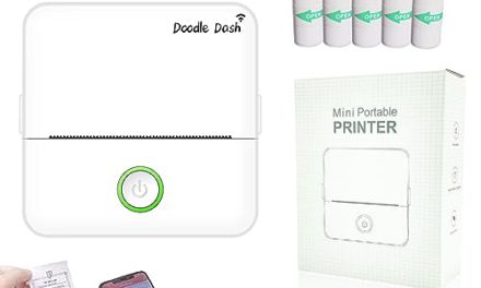 Wireless Inkless Pocket Printer: Doodle Dash for Instant Photos