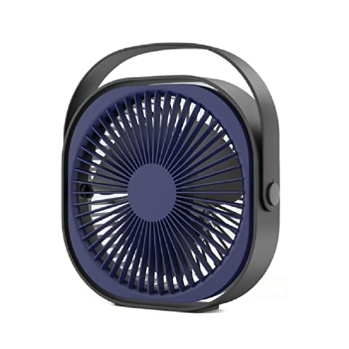 Powerful USB Desk Fan: 360° Rotation, 3 Speeds, Quiet Operation