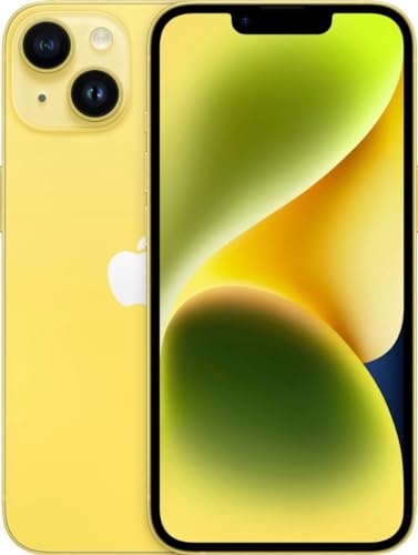 Unlock Joy: Renewed Yellow Apple iPhone 14, 128GB