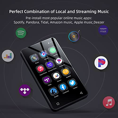 Powerful Innioasis MP3 Player: Stream Spotify, Pandora, Amazon Music, with Bluetooth and WiFi