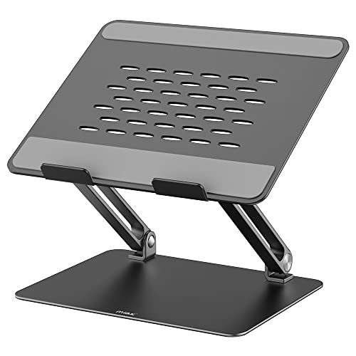 Elevate Your Laptop: Sleek Aluminum Stand for Desk