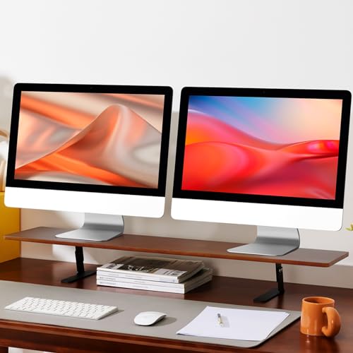 Elevate Your Workspace: Dual Monitor Stand Riser for Enhanced Productivity