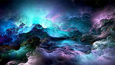 Captivating Galaxy Nebula Backdrop: Enchanting Space Scenery