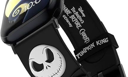 Get the Official Nightmare Before Christmas Smartwatch Band – Compatible with Apple Watch – Jack Skellington 3D