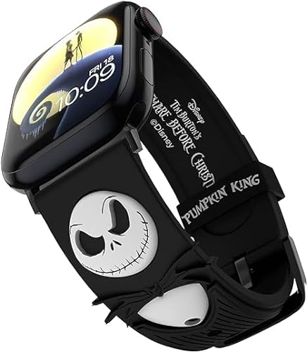 Get the Official Nightmare Before Christmas Smartwatch Band – Compatible with Apple Watch – Jack Skellington 3D