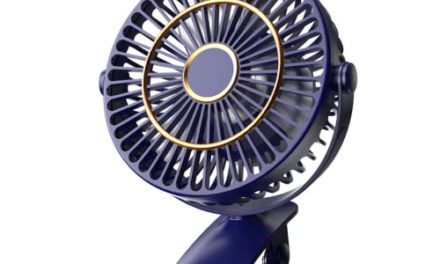 Powerful Rechargeable Clip Fan: Stay Cool Anywhere