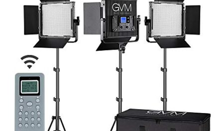 High-Intensity LED Video Light: Perfect for Outdoor Interviews & Studio Photography