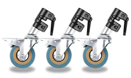 Upgrade Your Photography C-Stand with Heavy Duty Swivel Casters