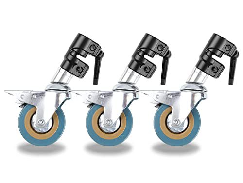 Upgrade Your Photography C-Stand with Heavy Duty Swivel Casters