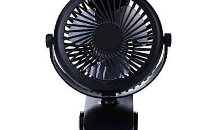 Portable Rechargeable USB Fan: Powerful 720° Cooling