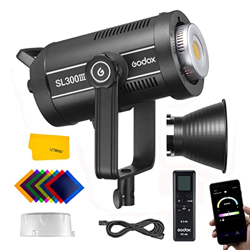 Powerful Godox SL300WIII LED Video Light with Remote Control for Professional Photography