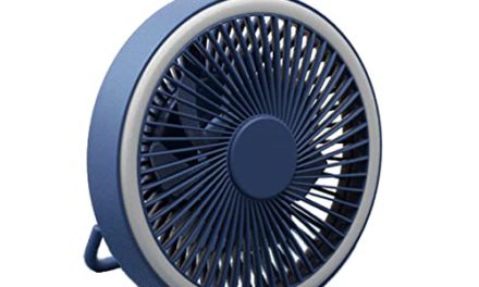 Save Power, Stay Cool: USB Charging Fan with LED Lights for Home Office