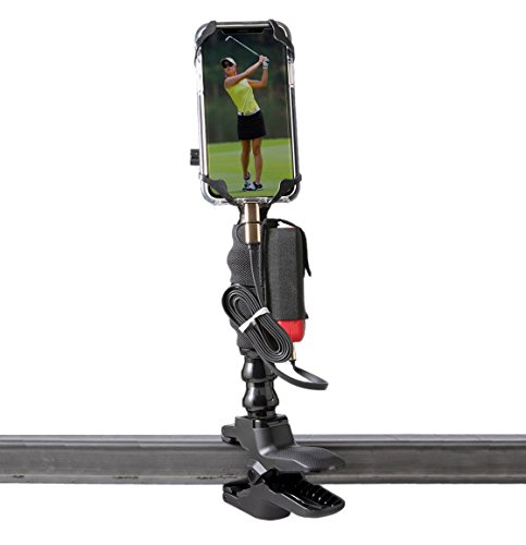 Capture Your Perfect Swing with Golf Gadgets® Swing Recorder – Charge, Clamp, and Mount!