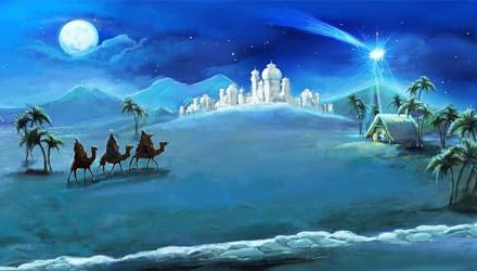 Capture the Magic: Christmas Nativity Backdrop – Jesus’ Birth, Three Kings, Bethlehem Star!