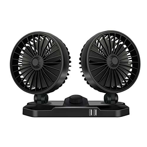 Cooling Air Circulator – Portable Dual Head Car Fan