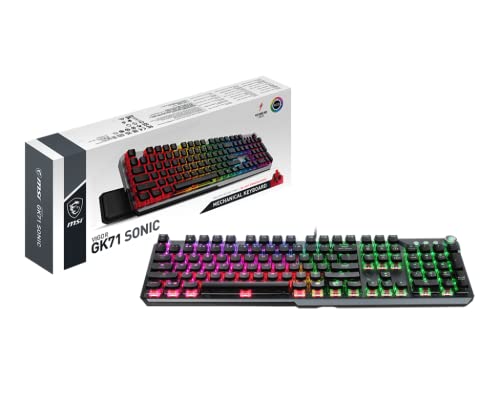 Unleash Gaming Power with MSI Vigor GK71 Sonic RED Switches