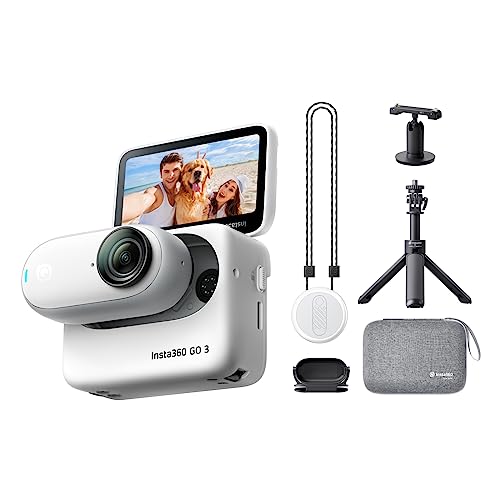 Compact Action Cam: Insta360 GO3 128GB Travel Kit – Capture, Mount, and Share