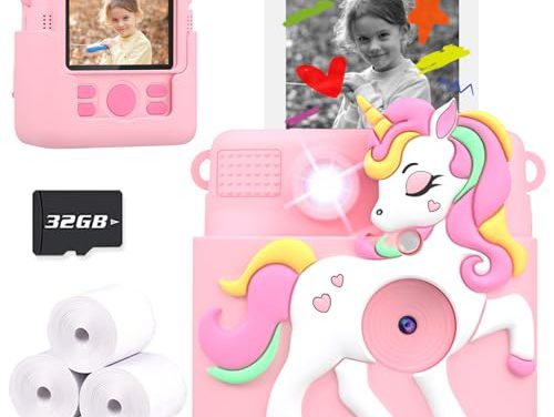 Capture Memories with Sueseip Kids Print Camera