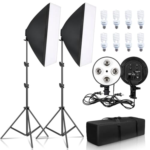 Capture Stunning Shots with LLLY Softbox Lighting Kit