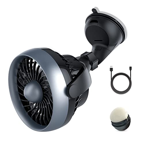 Powerful Portable Car Fan: Cool Your Ride Anywhere!