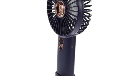 Portable Foldable Mini Fan – Rechargeable, Lightweight, and Stylish